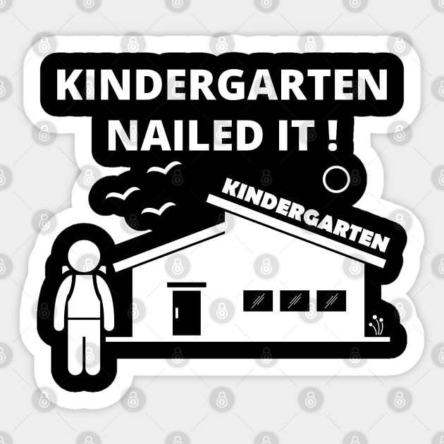 Graduation Class Of 2020 Boy Kindergarten Nailed It Sticker by busines_night